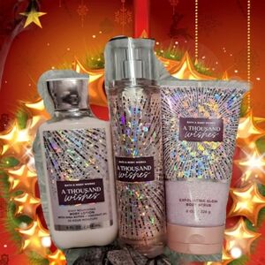 Bath and Body Works A Thousand Wishes set/3! NWT!